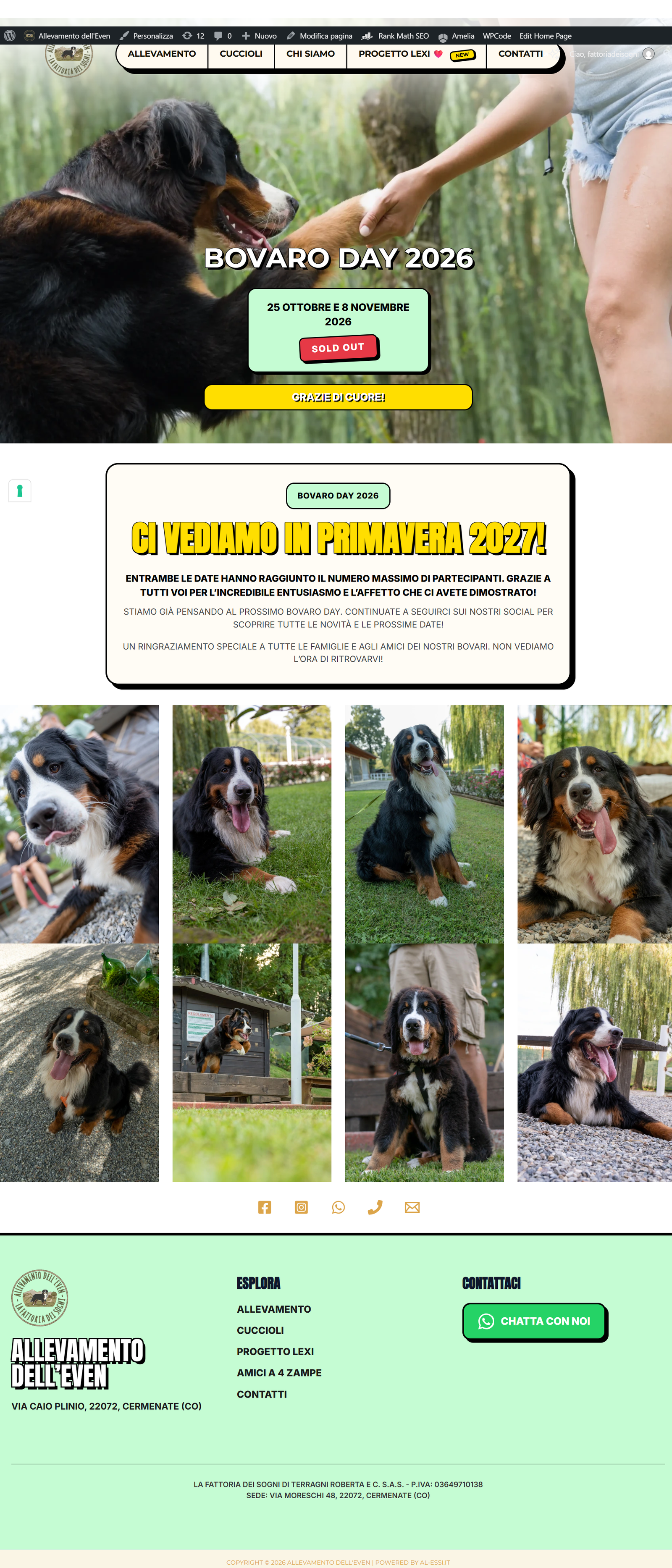 Homepage allevamentodelleven.it