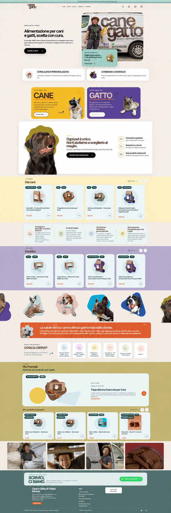 Homepage caneegatto.eu