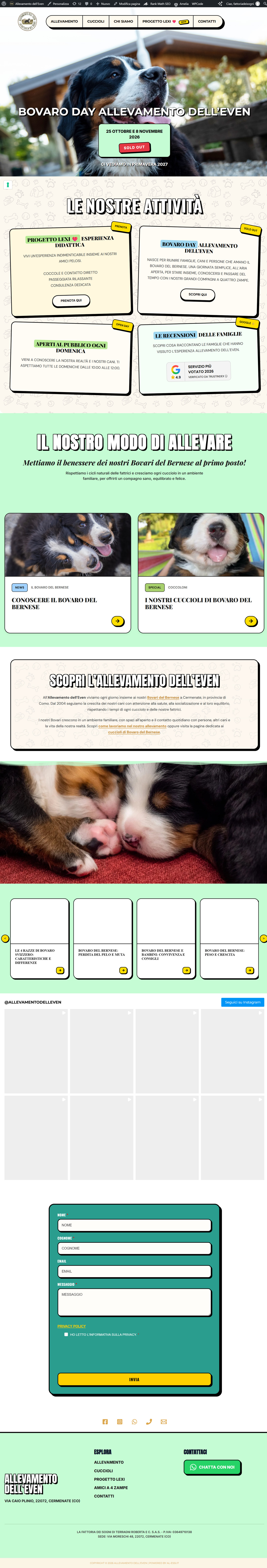Homepage allevamentodelleven.it