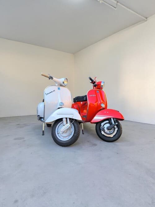 Vespa elaborata nell’officina Vespa Lab