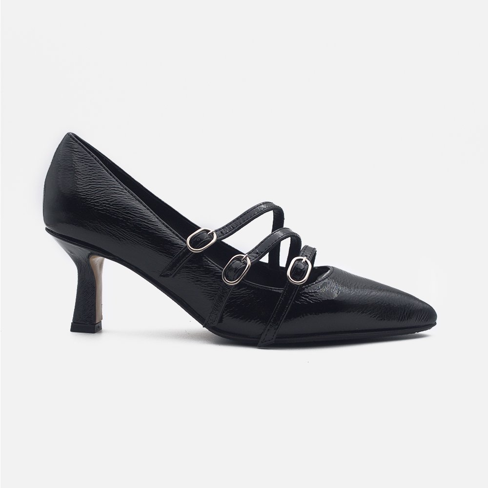 Scarpa Eva Picci Floriana nera