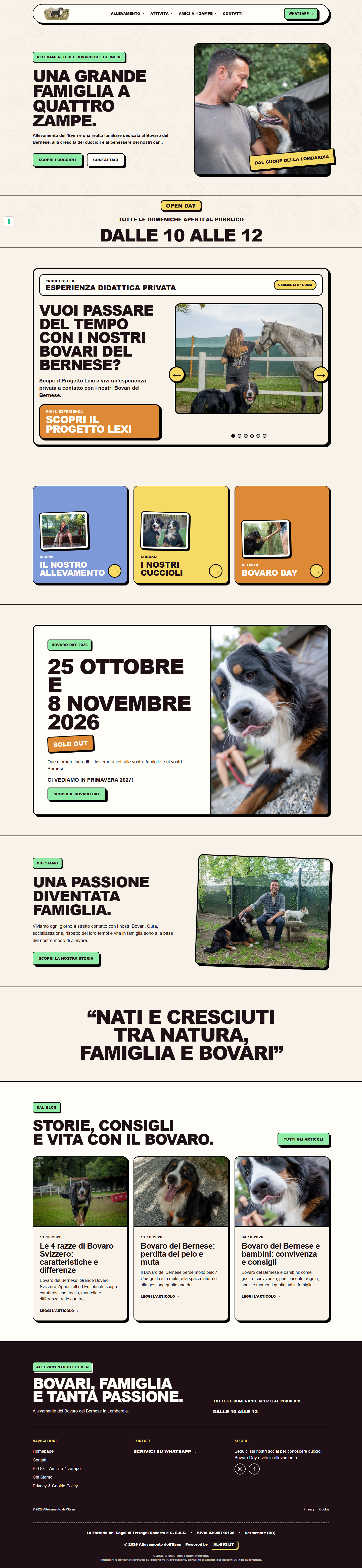 Homepage allevamentodelleven.it