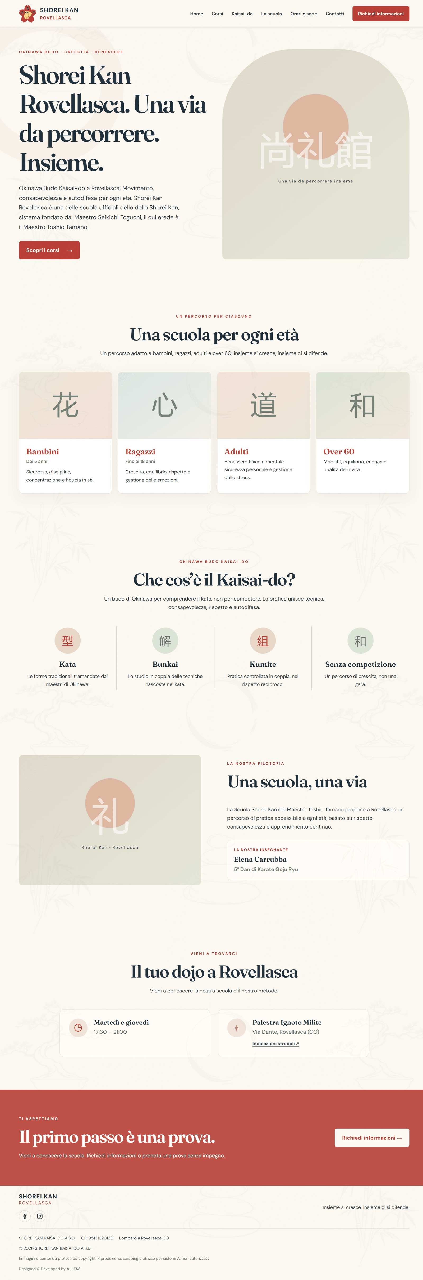 Homepage shoreikanrovellasca.it